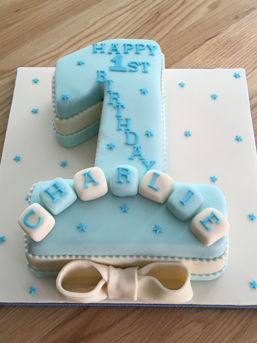 Number-1-birthday-cake