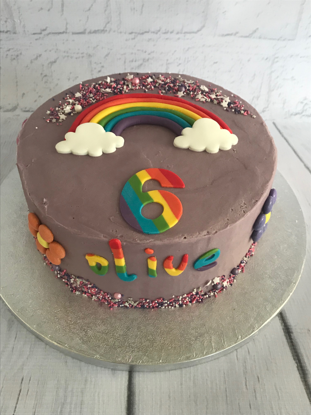 Rainbow-cake