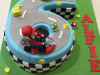 Mario-Kart-number-6-cake