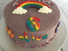 Rainbow-cake