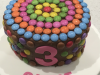 Smarties-birthday-cake