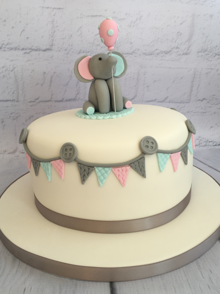 Elephant-bunting-baby-shower-cake