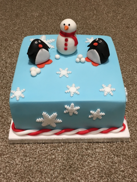 Penguin-Christmas-cake