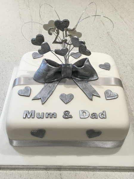 Silver-wedding-anniversary-cake